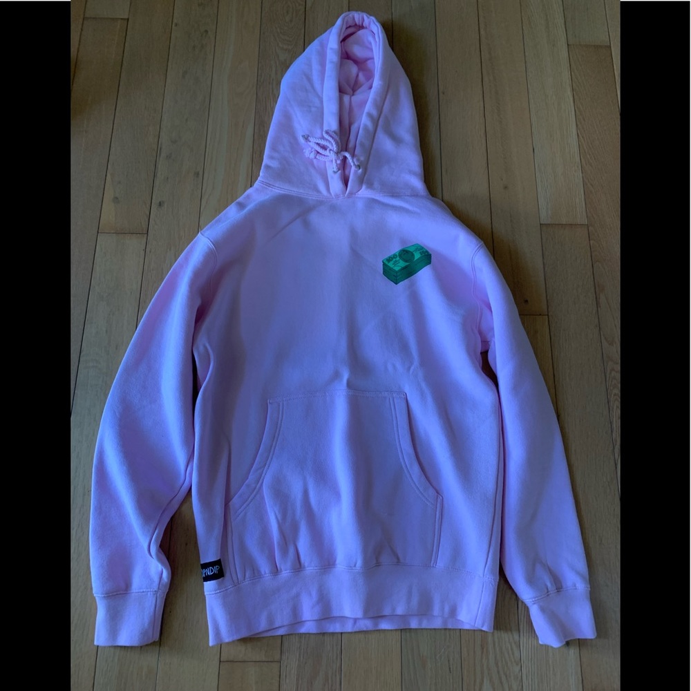Pink Rip-n-dip Hoodie